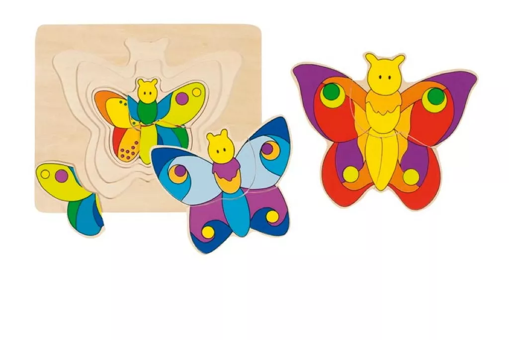 Puzzle Papillon 4 couches 11 éléments Puzzle Papillon 4 couches 11 éléments