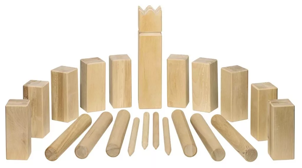 Kubb Jeu de vikings dans un...
