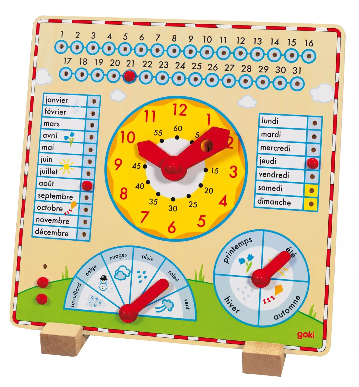 Horloge et calendrier Apprendre l'heure et se repérer dans le temps Horloge et calendrier Apprendre l'heure et se repérer dans le temps