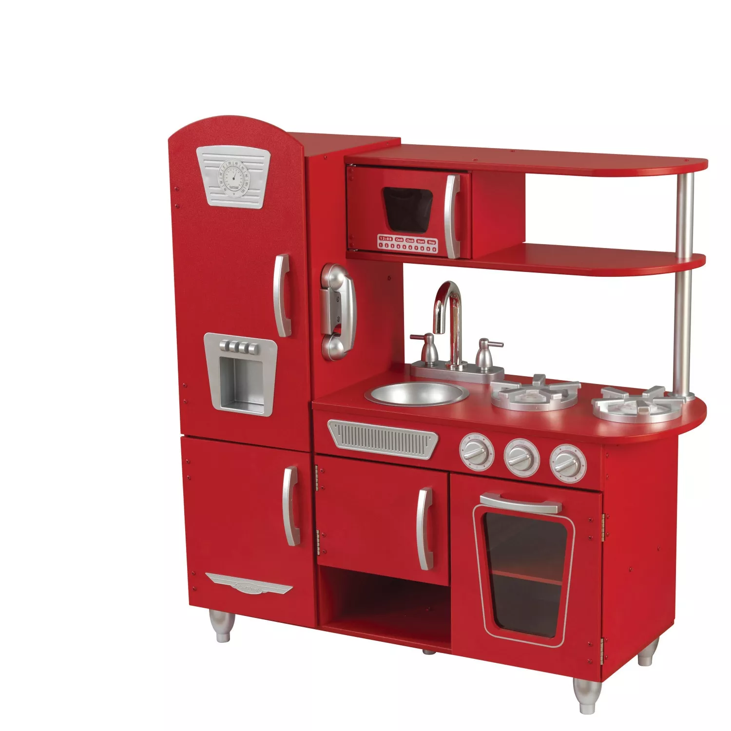 Cuisine en bois Vintage Rouge