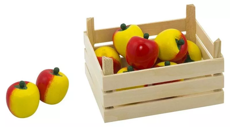 Pommes dans une cagette...