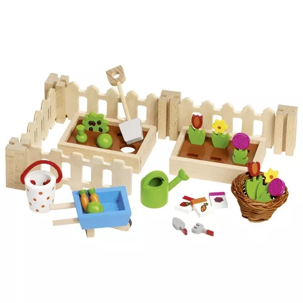 Mon petit jardin pour les maisons de poupées en bois Mon petit jardin pour les maisons de poupées en bois