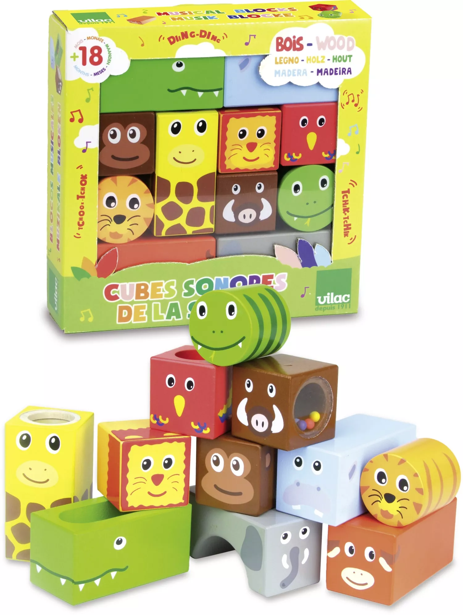 Cubes sonores Animaux de la...