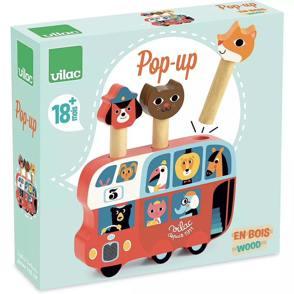 Jouet en bois Pop-up...