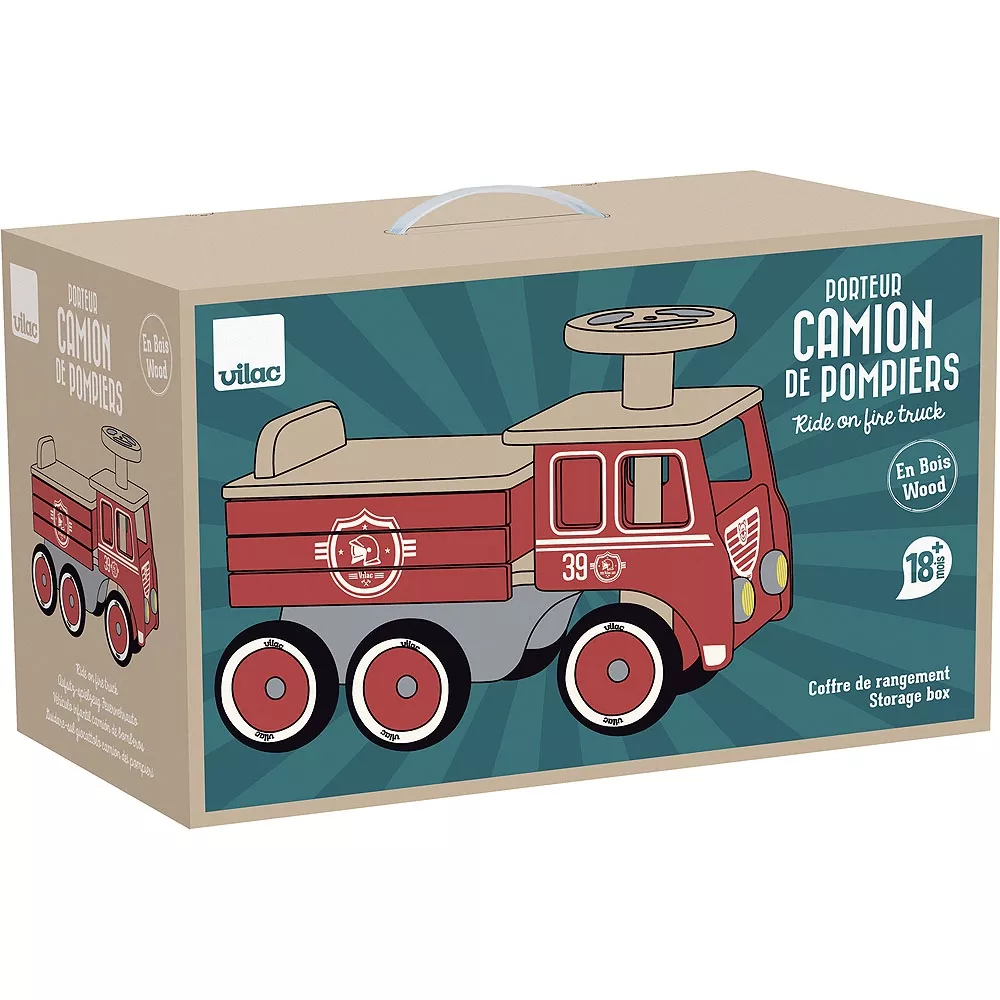 Porteur camion de pompiers